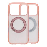 iPhone 17 Pro/iPhone 18 Pro Kuori mattapintainen rengasteline MagSafe Vaaleanpunainen