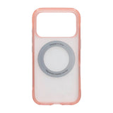 iPhone 17 Pro/iPhone 18 Pro Kuori mattapintainen rengasteline MagSafe Vaaleanpunainen