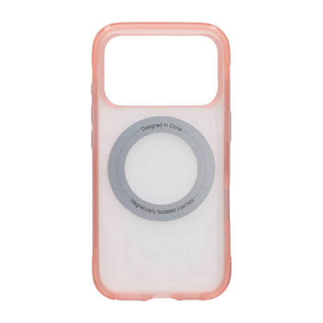 iPhone 17 Pro/iPhone 18 Pro Kuori mattapintainen rengasteline MagSafe Vaaleanpunainen