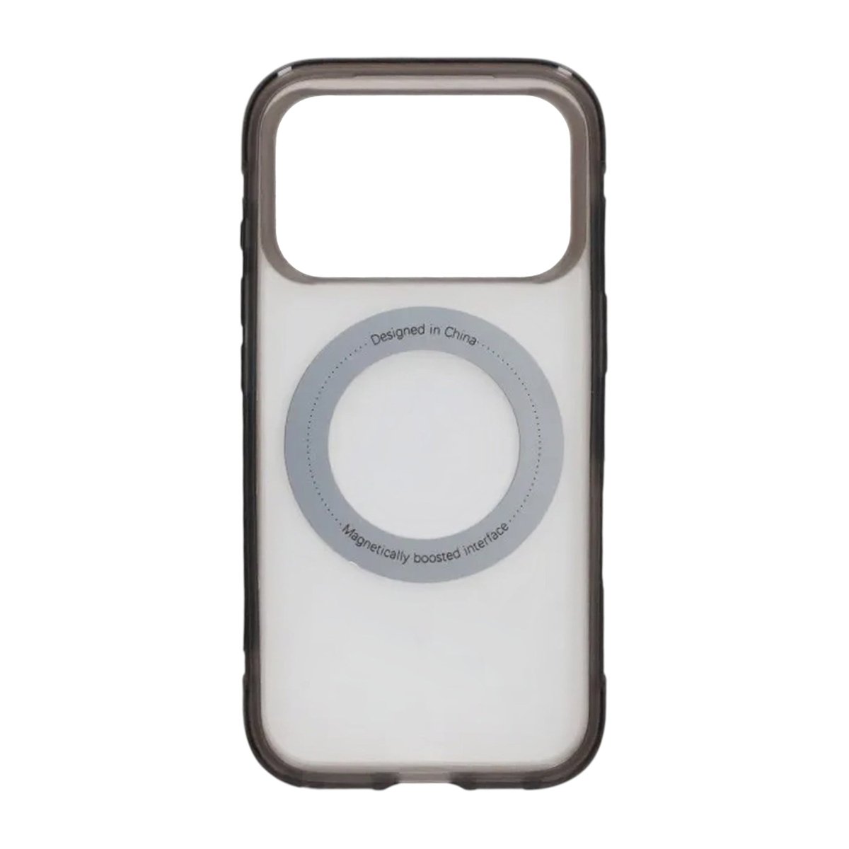 iPhone 17 Pro/iPhone 18 Pro Kuori mattapintainen rengasteline MagSafe Musta