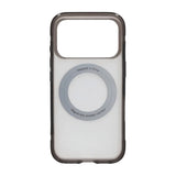iPhone 17 Pro/iPhone 18 Pro Kuori mattapintainen rengasteline MagSafe Musta