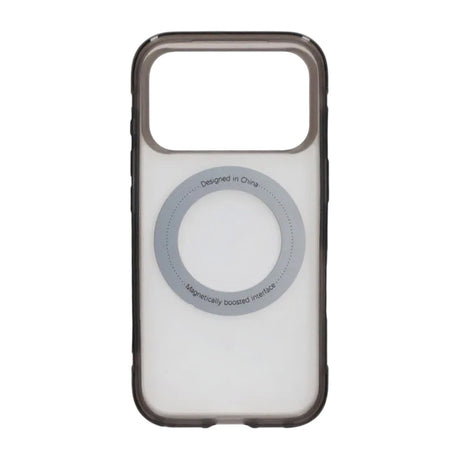 iPhone 17 Pro/iPhone 18 Pro Kuori mattapintainen rengasteline MagSafe Musta