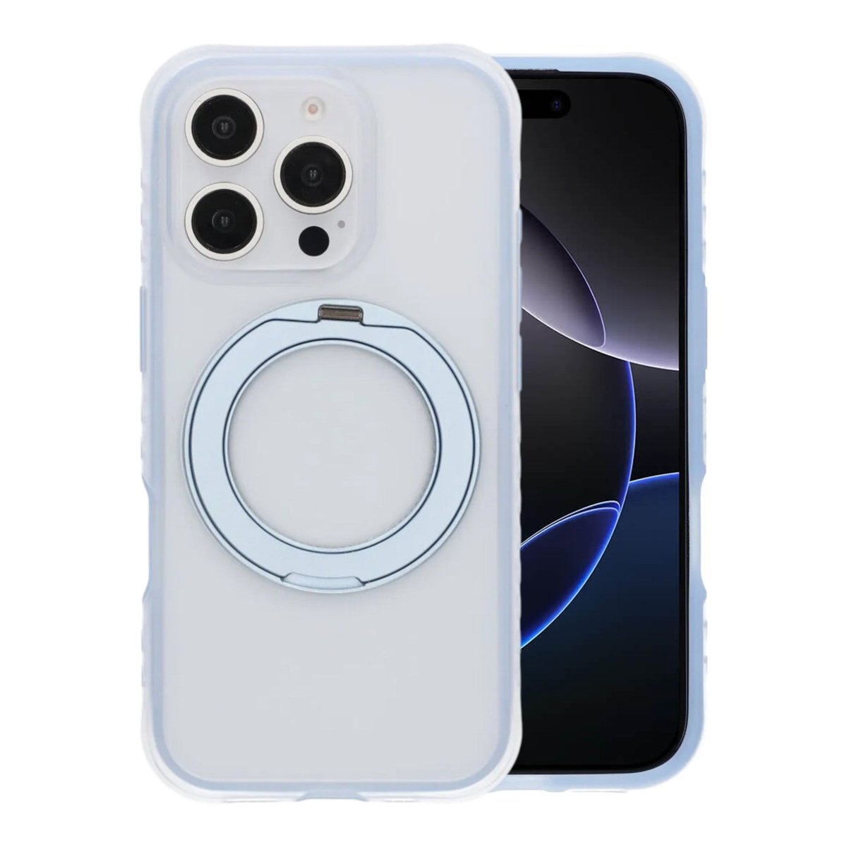 iPhone 16 Pro Max Kuori MagSafe-rengasteline Sininen