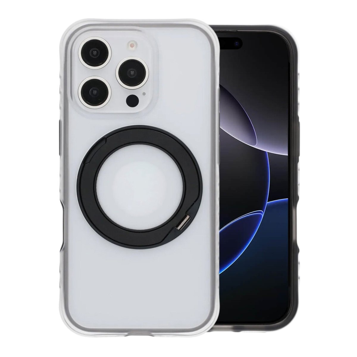 iPhone 16 Pro Kuori MagSafe-rengasteline Musta