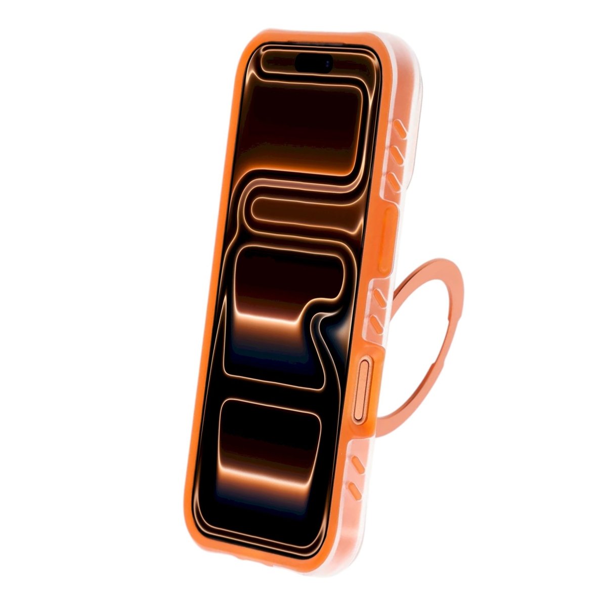 iPhone 17 Pro/iPhone 18 Pro Kuori rengasteline MagSafe Oranssi