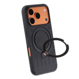 iPhone 17 Pro/iPhone 18 Pro Kuori Mecha MagSafe -teline Musta