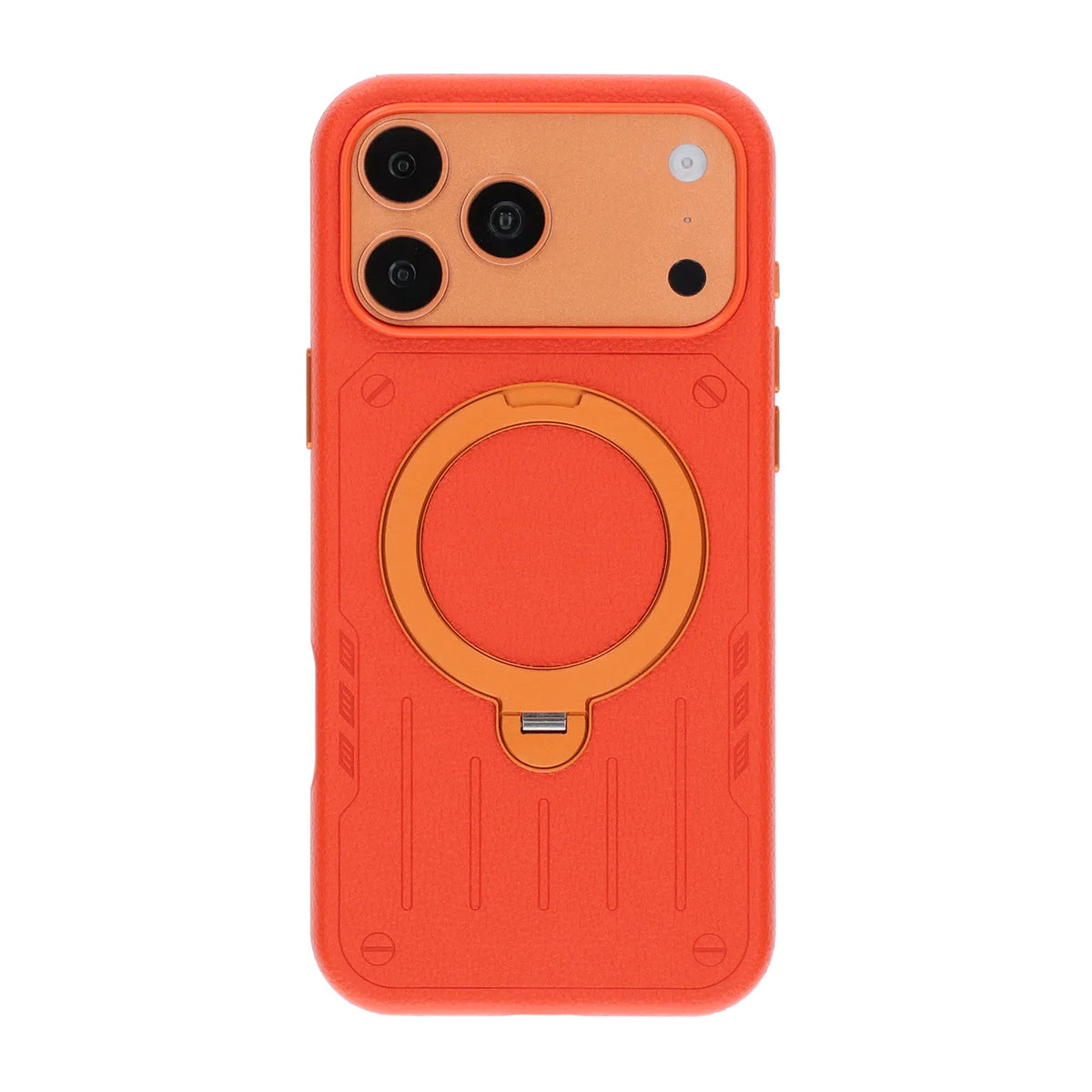 iPhone 17 Pro Max/iPhone 18 Pro Max Kuori Mecha MagSafe-teline Oranssi