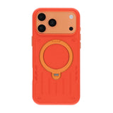 iPhone 17 Pro Max/iPhone 18 Pro Max Kuori Mecha MagSafe-teline Oranssi