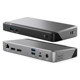 ALOGIC Prime DX2 Kaksinäyttöinen 4K Universaali Telakka