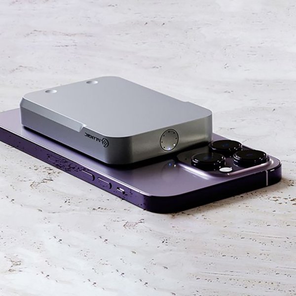 ALOGIC Matrix Universaali Magneettinen Powerbank 5000mAh MagSafe Musta