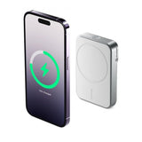 ALOGIC Matrix Universaali Magneettinen Powerbank 5000mAh MagSafe Valkoinen