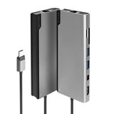 ALOGIC Ultra USB-C Dock PLUS V2 Muistikortinlukija Harmaa