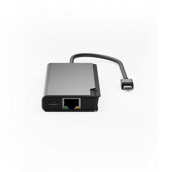 ALOGIC Ultra USB-C Dock PLUS V2 Muistikortinlukija Harmaa