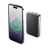 ALOGIC Matrix Universaali Magneettinen Powerbank 5000mAh MagSafe Musta