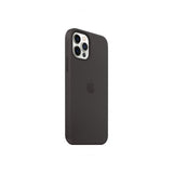 Apple Original iPhone 12/iPhone 12 Pro Kuori Silikonikuori MagSafe Musta