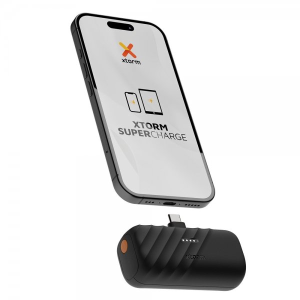Xtorm Mini Powerbank Go2 PowerShot 5000 mAh USB-C 20W, musta