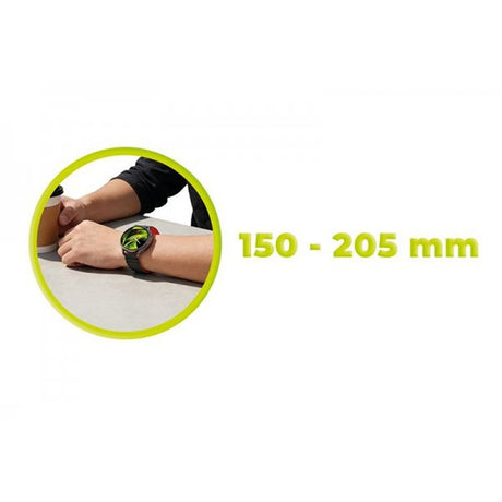 Mobile Origin Samsung Galaxy Watch 8/9 40/44mm/Classic 46mm Ranneke Helppo Magneettinen Ranneke Musta Oranssi