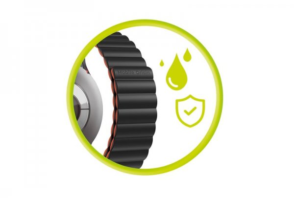 Mobile Origin Samsung Galaxy Watch 20mm Ranneke Easy Strap Musta Oranssi