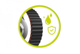 Mobile Origin Samsung Galaxy Watch 8 40/44mm/Classic 46mm ranneke Easy Strap musta-oranssi