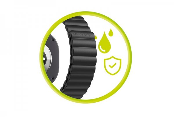 Mobile Origin Samsung Galaxy Watch 8 40/44mm/Classic 46mm ranneke Easy Strap musta