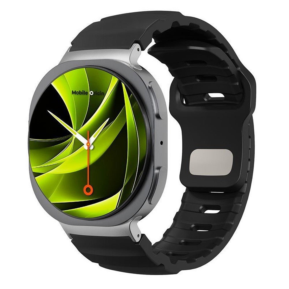 Mobile Origin Samsung Galaxy Watch 8/9 40/44mm/Classic 46mm Armband Easy Strap Svart