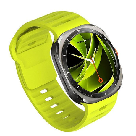 Mobile Origin Samsung Galaxy Watch Ultra 47mm Ranneke Easy Strap Silicone Keltainen