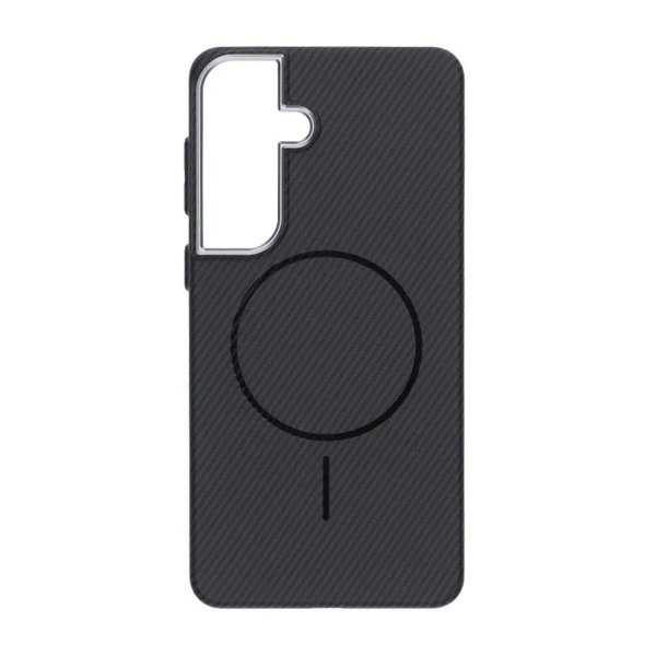 Samsung Galaxy S26 Plus Kuori Hiilikuitukuvio MagSafe Musta