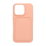 iPhone 16 Pro Max Kuoret Korttipidikkeellä Pinkki