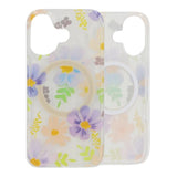 iPhone 17 Kuori Floral MagSafe Violetti Keltainen