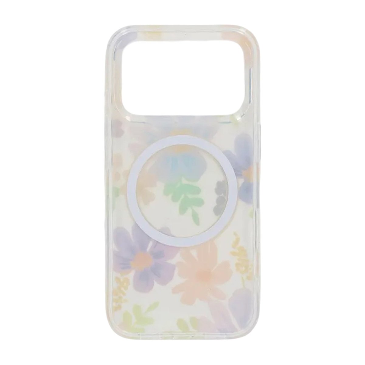 iPhone 17 Pro Max Kuori Floral MagSafe Violetti Keltainen