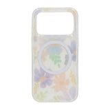 iPhone 17 Pro Max Kuori Floral MagSafe Violetti Keltainen