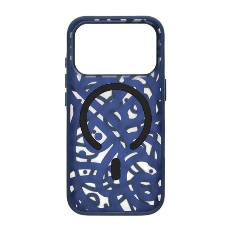 iPhone 17 Pro Kuori Graffiti MagSafe Sininen
