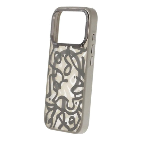 iPhone 17 Pro Kuori Graffiti MagSafe Harmaa
