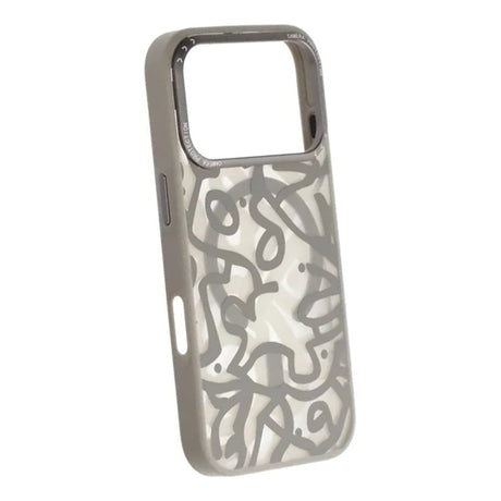 iPhone 17 Pro Kuori Graffiti MagSafe Harmaa