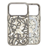 iPhone 17 Pro Kuori Graffiti MagSafe Harmaa