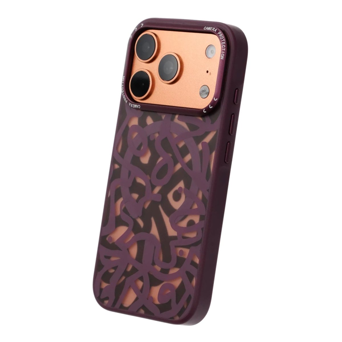 iPhone 17 Pro Kuori Graffiti MagSafe Violetti