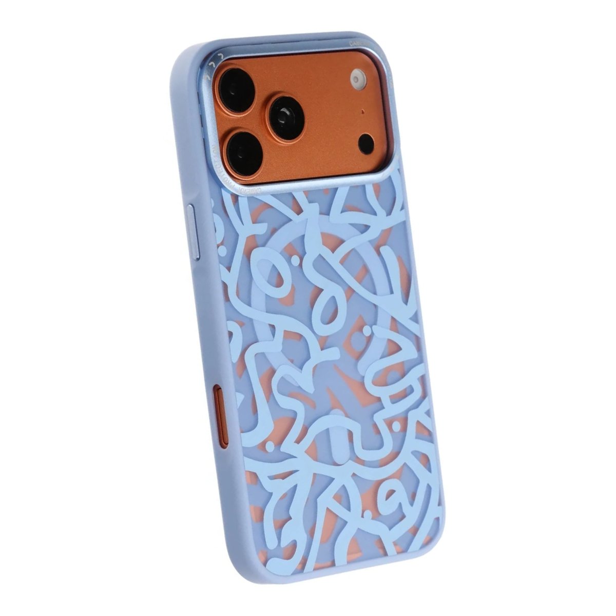 iPhone 17 Pro -kuori Graffiti MagSafe vaaleansininen