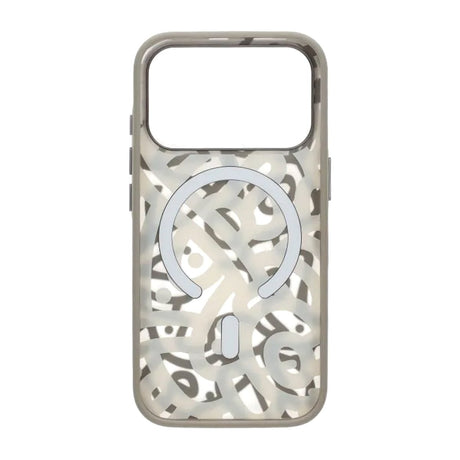iPhone 17 Pro Max -kuori Graffiti MagSafe Harmaa