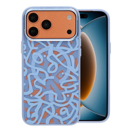 iPhone 17 Pro Max -kuori Graffiti MagSafe vaaleansininen
