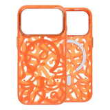iPhone 17 Pro -kuori Graffiti MagSafe Oranssi