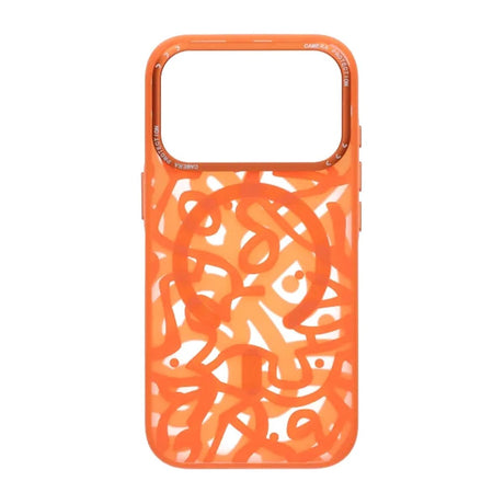 iPhone 17 Pro -kuori Graffiti MagSafe Oranssi