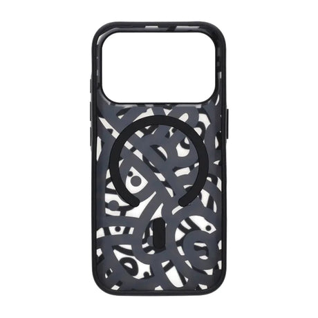 iPhone 17 Pro -kuori Graffiti MagSafe Musta