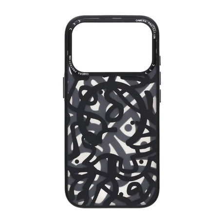 iPhone 17 Pro -kuori Graffiti MagSafe Musta