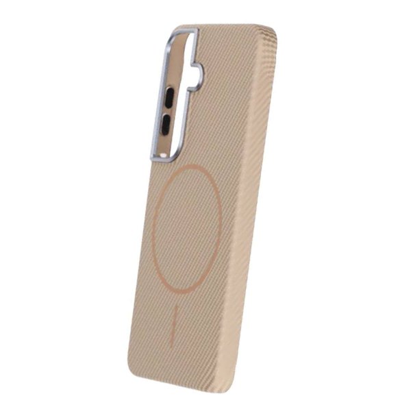 Samsung Galaxy S26 Kuori Hiilikuitukuvio MagSafe Kulta