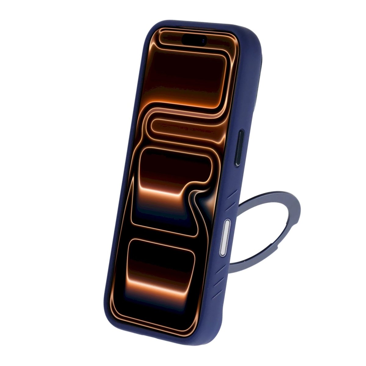 iPhone 17 Pro/iPhone 18 Pro Kuori MagSafe-teline strassikivillä Sininen