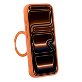 iPhone 17 Pro/iPhone 18 Pro Kuori MagSafe-teline strassikivillä Oranssi