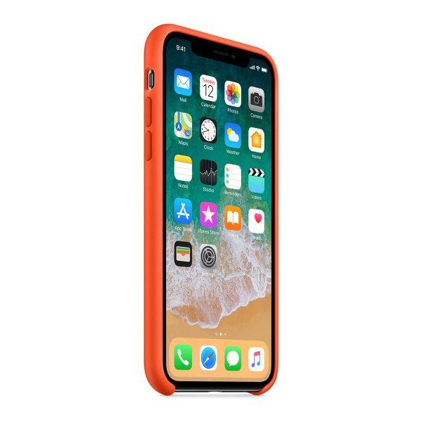 iPhone Xs Max Silikonikuori Oranssi