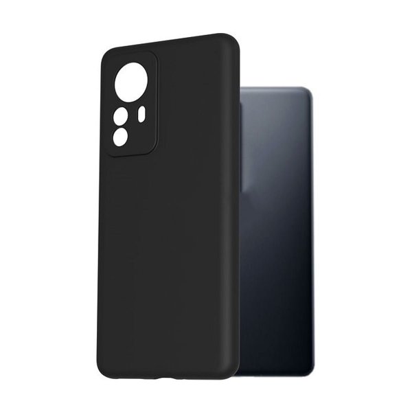 Xiaomi 12 Pro Kuori Silikoni Musta