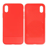 iPhone X/iPhone Xs Kuoret TPU Punainen
