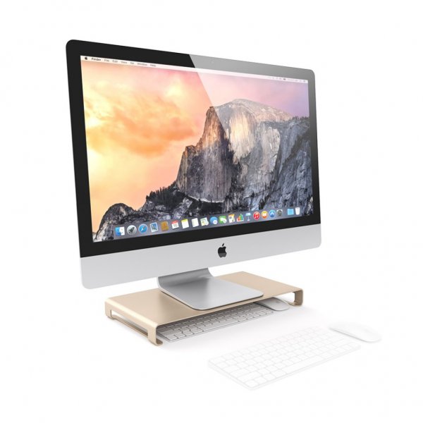 Satechi Aluminum Slim Monitor Stand Harmaa